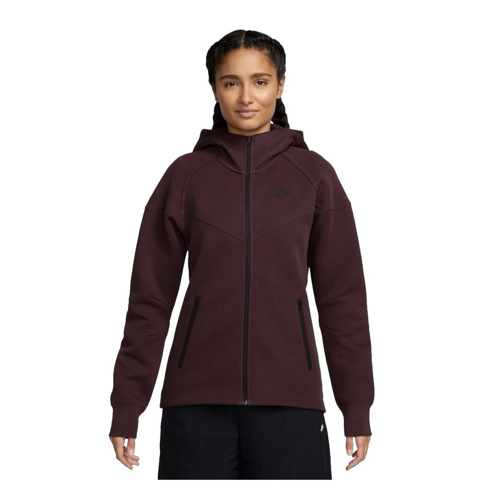 Nike Womens Small Sportswear Tech Fleece Windrunner Full-Zip Hoodie Jacket $135‎